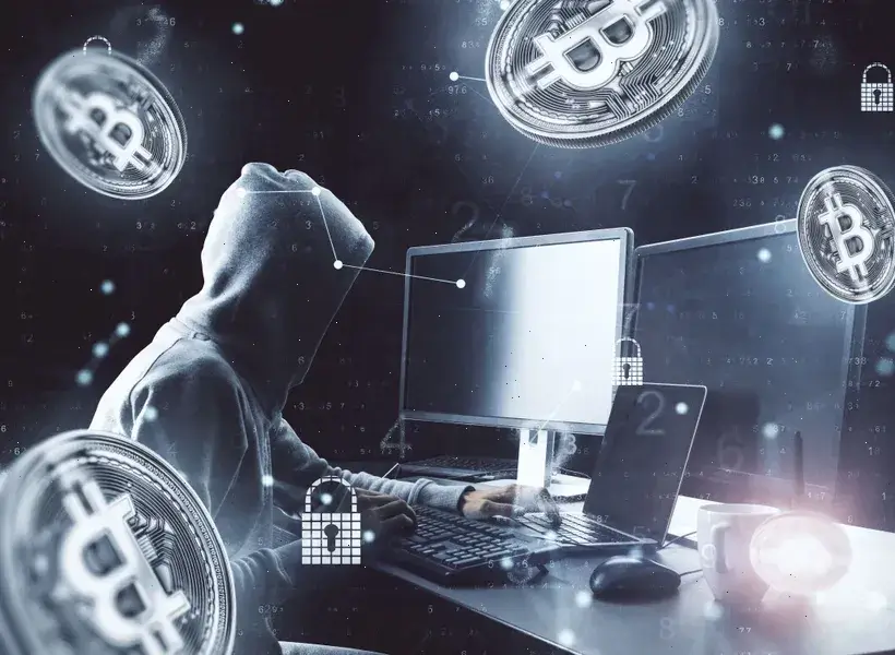 Person working on a laptop with market data